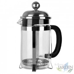 Cafetière française à piston en verre borosilicaté Orbegozo. Capacité 600 ml