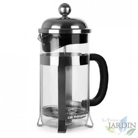Cafeteira de prensa francesa, vidro borossilicato, 1000ml, cafeteira de chá, borossilicato