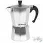 Cafetera italiana de aluminio 6 tazas. Para cocinas gas, eléctricas, vitrocerámica, café espresso Cafetera italiana de aluminio 6 tazas. Para cocinas gas, eléctricas, vitrocerámica, café espresso