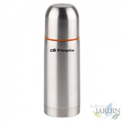 Thermos liquide Orbegozo en acier inoxydable. Capacité 150 ml - Deux tasses