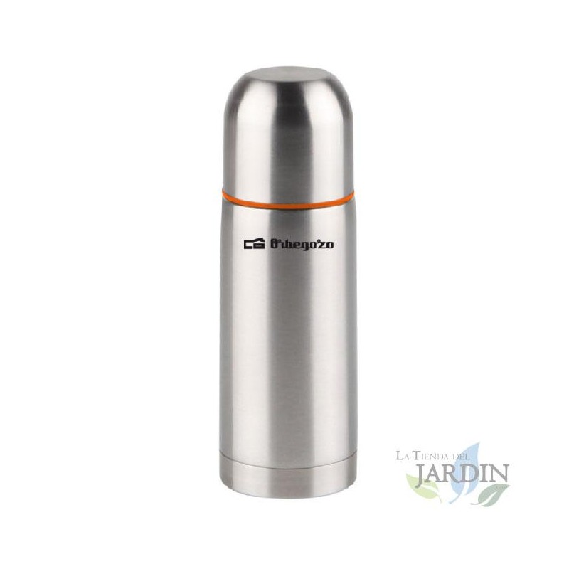 Thermos liquide Orbegozo en acier inoxydable. Capacité 150 ml - Deux tasses