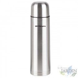 Thermos liquide Orbegozo en acier inoxydable. Capacité 750 ml