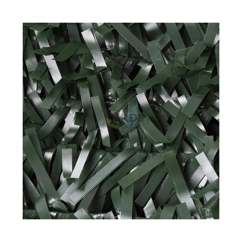Clôture en Haie artificielle standard à feuilles larges avec 90 tiges. 1,5 x 3 mètres. Occultation 85%