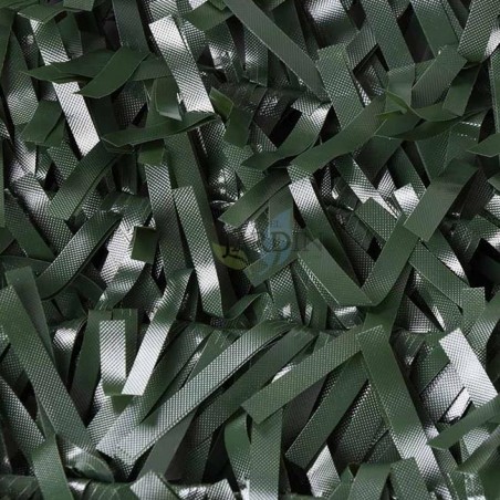 Haie artificielle à feuilles larges, 1,5 x 3 mètres. 90 tiges.