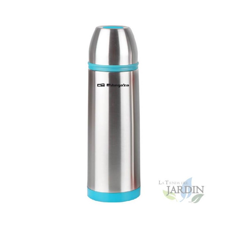 Orbegozo liquid thermos. Capacity 750 ml. Manufactured in STAINLESS STEEL. Orbegozo liquid thermos. Capacity 750 ml. Manufactured in STAINLESS STEEL.
