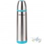 Orbegozo liquid thermos. 1000ml capacity. Manufactured in STAINLESS STEEL. Orbegozo liquid thermos. 1000ml capacity. Manufactured in STAINLESS STEEL.
