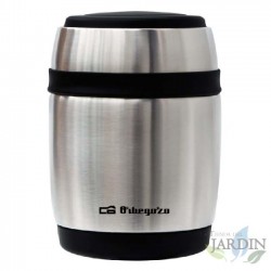 Orbegozo flask for liquids and solids. 350 ml capacity. Includes a stainless steel spoon.