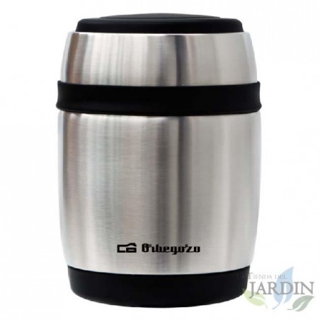 Thermos per Orbegozo liquido e solido. Capacità 350 ml. Include cucchiaio in acciaio inossidabile.
