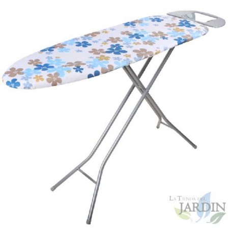 Asse da stiro Orbegozo. Altezza regolabile fino a 88 cm.  Misure 110x33 cm.