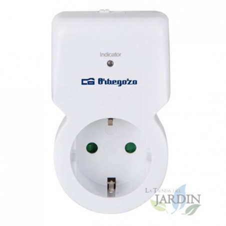 Spina WIFI Orbegozo. Potenza massima supportata 3680 W. Connessione wireless Wi-Fi tramite APP.