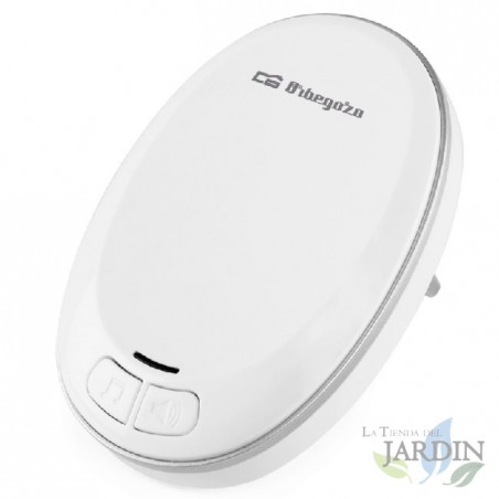 Campainha de rádio sem fio Orbegozo. 36 tons diferentes. 4 níveis de volume.