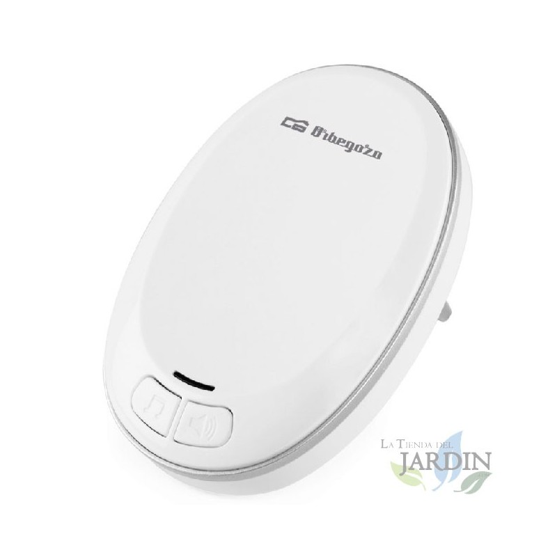 Campanello wireless Orbegozo. 36 toni diversi. 4 livelli di volume.