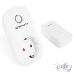  Plug controlled with remote control without batteries Orbegozo.  Maximum power 3,680 W.
