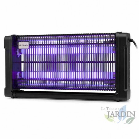 Elektrischer Mückenvernichter Orbegozo 30 W. Reichweite: 100 m². Öffnung oben, um mehr Insekten anzulocken.