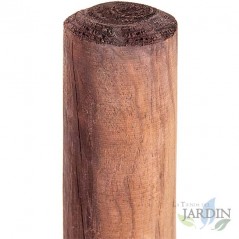 Poteau en bois, Tuteur d'arbre Ø10 cm x 150cm, poteaux bois ronds, palissades, piquets de fixation