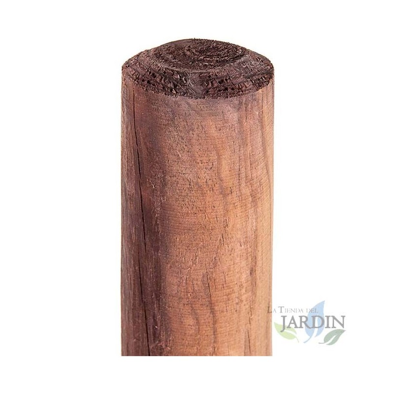 Tree stake Ø10 cm x 200 cm, round wooden posts, palisades, fixing stakes