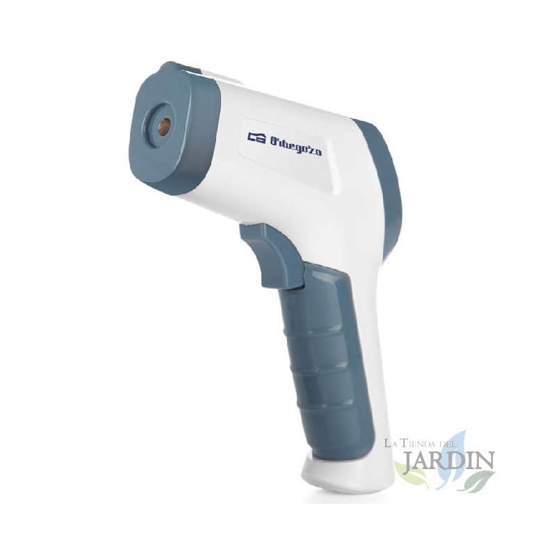 Termometro a infrarossi Orbegozo. 2 modalità di funzionamento: CORPO (32-43ºC) e SUPERFICI (0-100ºC). Termometro a infrarossi Orbegozo. 2 modalità di funzionamento: CORPO (32-43ºC) e SUPERFICI (0-100ºC).