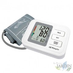 Misuratore di pressione sanguigna da braccio Orbegozo. 2 slot di memoria 60/60. Display LCD.