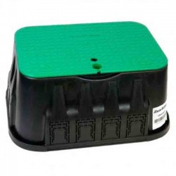 Large rectangular irrigation box with lid and screw