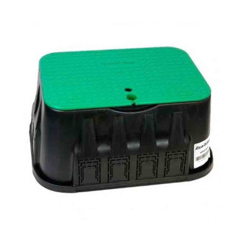 Large rectangular irrigation box with lid and screw