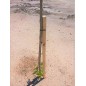 Estaca para arboles 5 cm x 200cm, poste tutor de madera redondos con punta, empalizadas, Estaca de fijacion, tutores