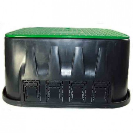 Caixa de válvulas de irrigação Rain Bird para jardim, 630x480x305 mm | Caixa de válvulas de irrigação retangular para válvulas s