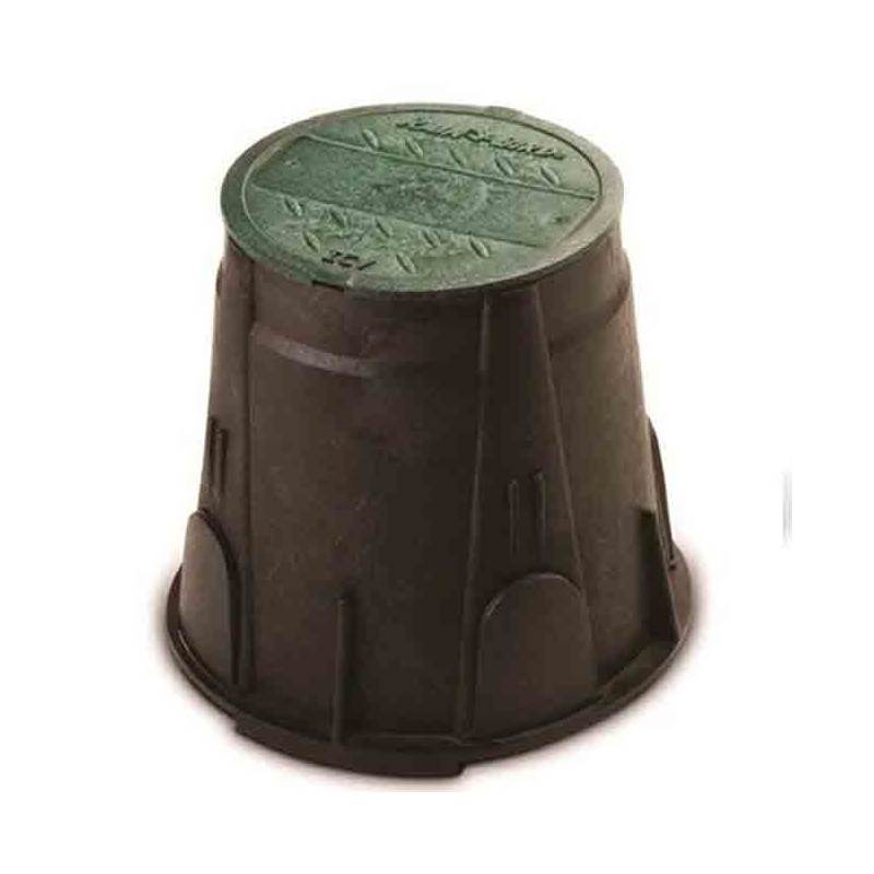 Arqueta de riego robusta redonda pequeña Rain Bird VB7RND, 22x25 cm Arqueta de riego robusta redonda pequeña Rain Bird VB7RND, 22x25 cm