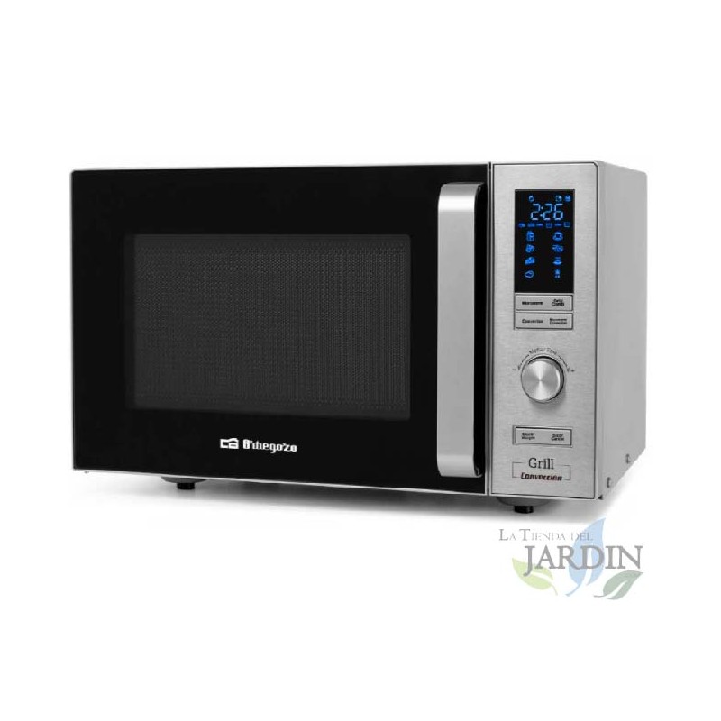 Microwave 900W Orbegozo. Capacity 25 L. Grill 1950W. CONVECTION. Microwave 900W Orbegozo. Capacity 25 L. Grill 1950W. CONVECTION.
