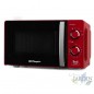 Microondas Orbegozo MI2121 Rojo, 20L, 700W, 6 Niveles de Potencia, Temporizador 30 Minutos