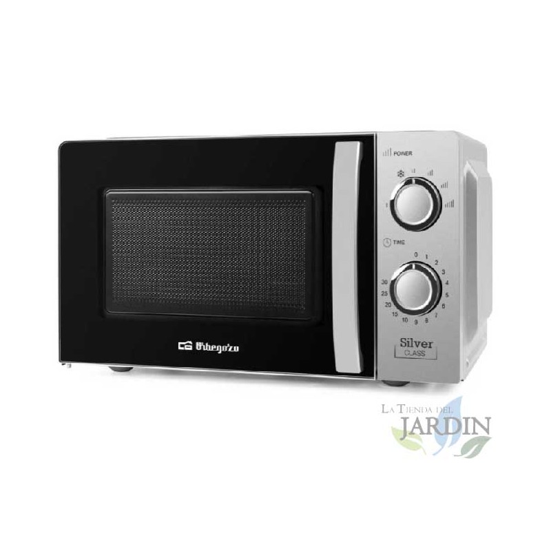 Micro-ondas Orbegozo 20L, Prata, 700W, 6 Níveis de Potência Micro-ondas Orbegozo 20L, Prata, 700W, 6 Níveis de Potência
