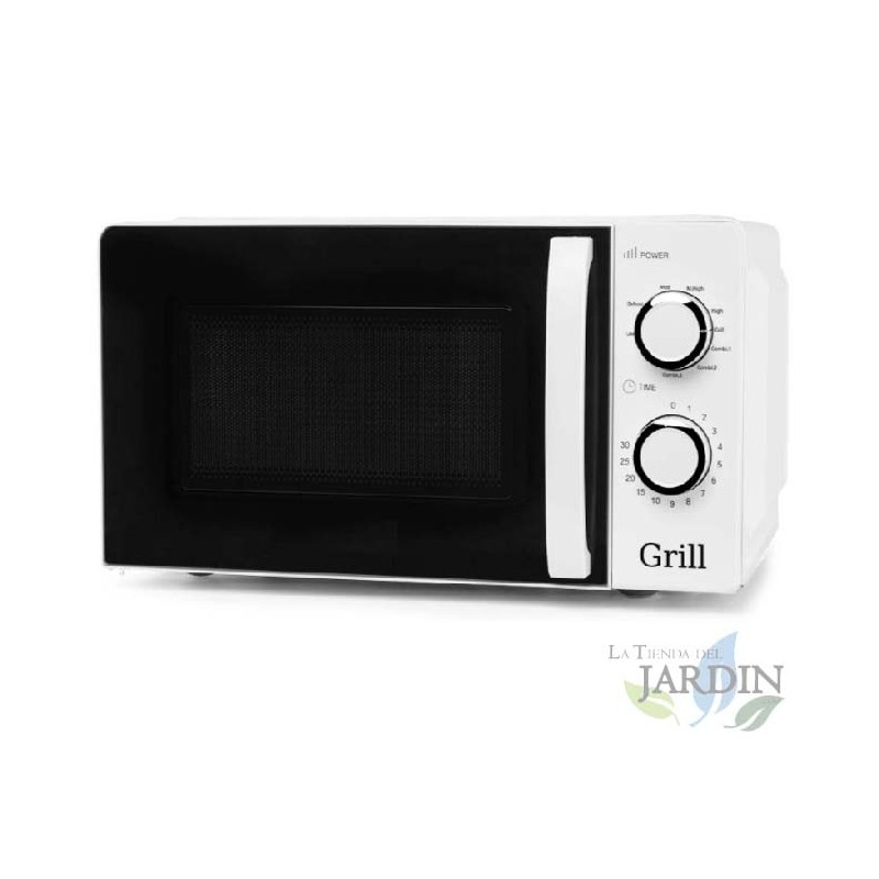 Orbegozo 700W microwave. 20L capacity. 900W grill. 9 power levels.