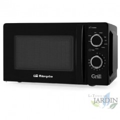 Micro-ondas Orbegozo de 700 W. Capacidade de 20 L. Grill de 900 W.