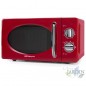 Micro-ondes Vintage Rouge de 700W. Capacité de 20 L. 6 niveaux de puissance. Minuterie de 30 minutes Micro-ondes Vintage Rouge de 700W. Capacité de 20 L. 6 niveaux de puissance. Minuterie de 30 minutes