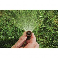 Lot de 10 Buse pour tuyères HE-Van-12 Rain Bird à angle variable. Portée 3,7 m, haute efficacité et économie d'eau, marron