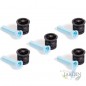Lot de 5 Buse pour tuyères HE-Van-15 Rain Bird à angle variable. Portée 4 à 4,5 m, haute efficacité et économie d'eau, noir Lot de 5 Buse pour tuyères HE-Van-15 Rain Bird à angle variable. Portée 4 à 4,5 m, haute efficacité et économie d'eau, noir
