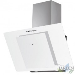 BIANCO Cappa in vetro decorativo Orbegozo 300W.  Classe energetica A. Dimensioni: 69,5 x 40,5 x 47 cm.