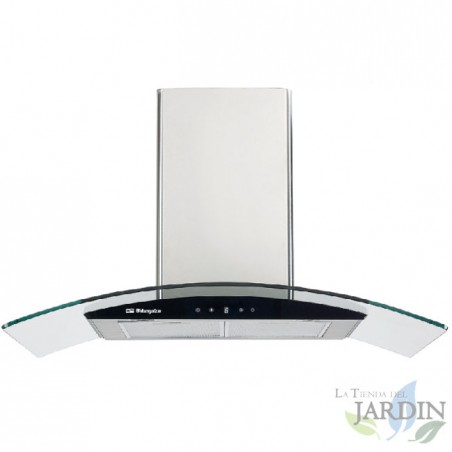 Campana decorativa in vetro Orbegozo.  Motore da 230 W.  Classe energetica A.