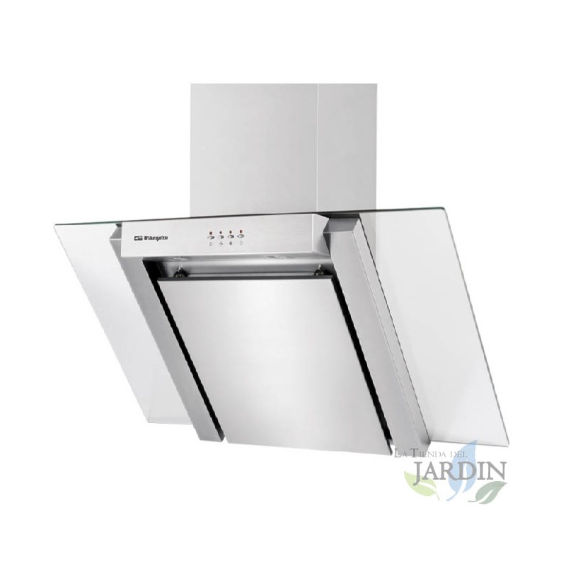 Cappa decorativa inox Orbegozo 190W.  3 livelli di potenza.  Larghezza: 90 cm.  Cappa decorativa inox Orbegozo 190W.  3 livelli di potenza.  Larghezza: 90 cm.