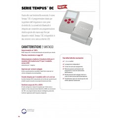 Programador Tempus DC Toro a bateria 1 zona bluetooth y LCD