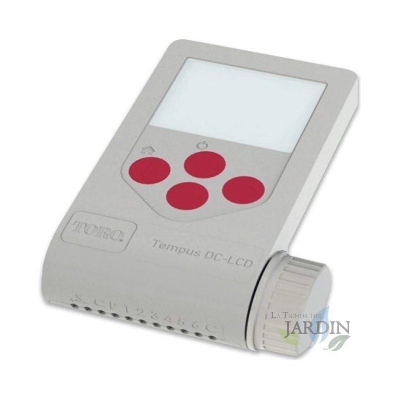 Programador Tempus DC Toro a bateria 2 zonas bluetooth y LCD