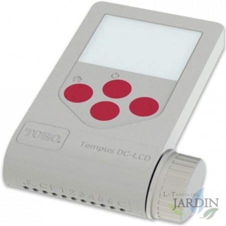 Programador Tempus DC Toro a bateria 6 zonas bluetooth y LCD