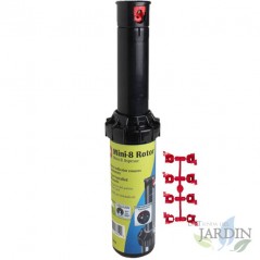 Irrigatore a turbina Toro MINI8 da 1/2", gittata da 6 a 10,7 m