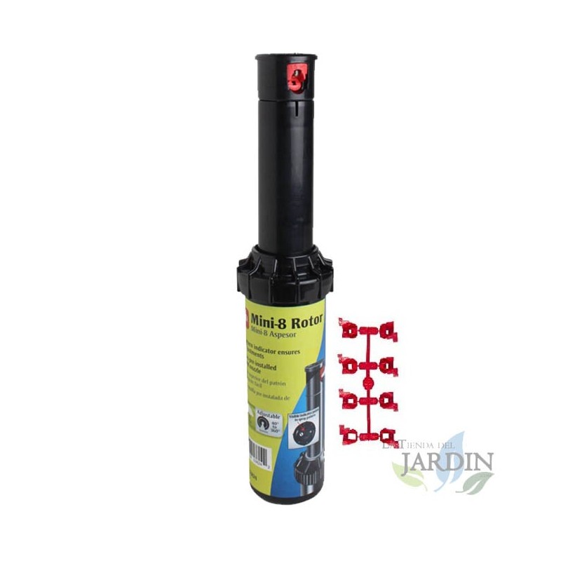 Irrigatore a turbina Toro MINI8 da 1/2", gittata da 6 a 10,7 m