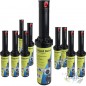 Lot de 20 Arroseur Toro MINI8. Turbine portée de 6 à 10,7 mètres. Filetage femelle 1/2'' Arrosage professionnel de jardin Lot de 20 Arroseur Toro MINI8. Turbine portée de 6 à 10,7 mètres. Filetage femelle 1/2'' Arrosage professionnel de jardin