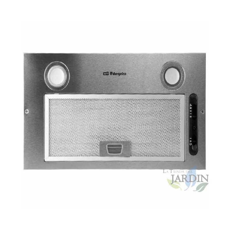 Orbegozo Stainless Steel Cassette Hood. Energy class C. 65W motor. Orbegozo Stainless Steel Cassette Hood. Energy class C. 65W motor.