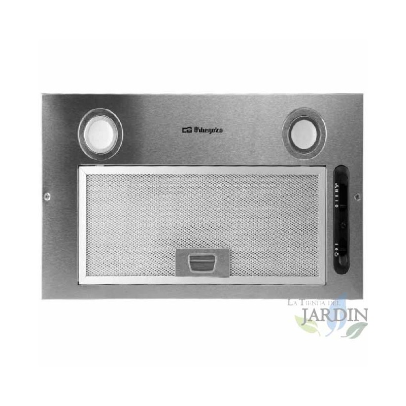 Orbegozo Inox Cassette Hood. Energy class C. 65W motor.