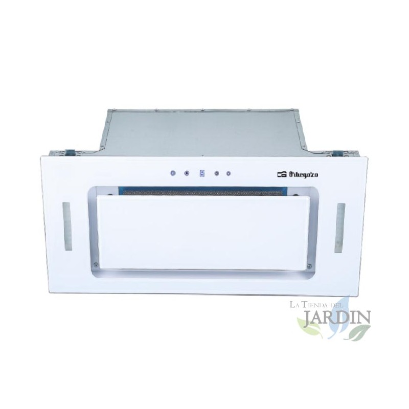 Orbegozo Kristallkassettenhaube.  230-W-Motor.  Touch- und digitales Bedienfeld.  Abmessungen: 75 x 29,6 x 30,7 cm.