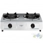 Cuisinière à gaz 2 feux Vitrokitchen 260IB en Acier inoxidable