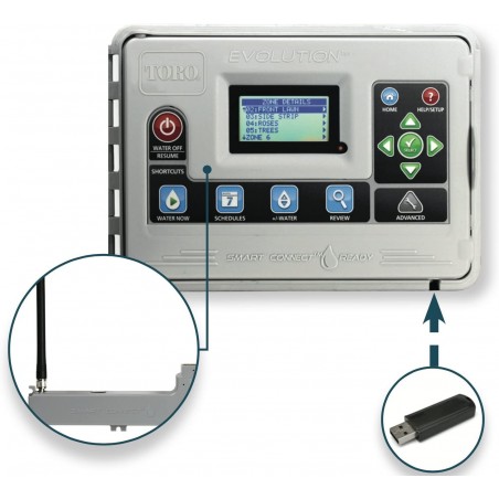 Programmatore irrigazione Toro Evolution 8 zone Esterno, elettrico