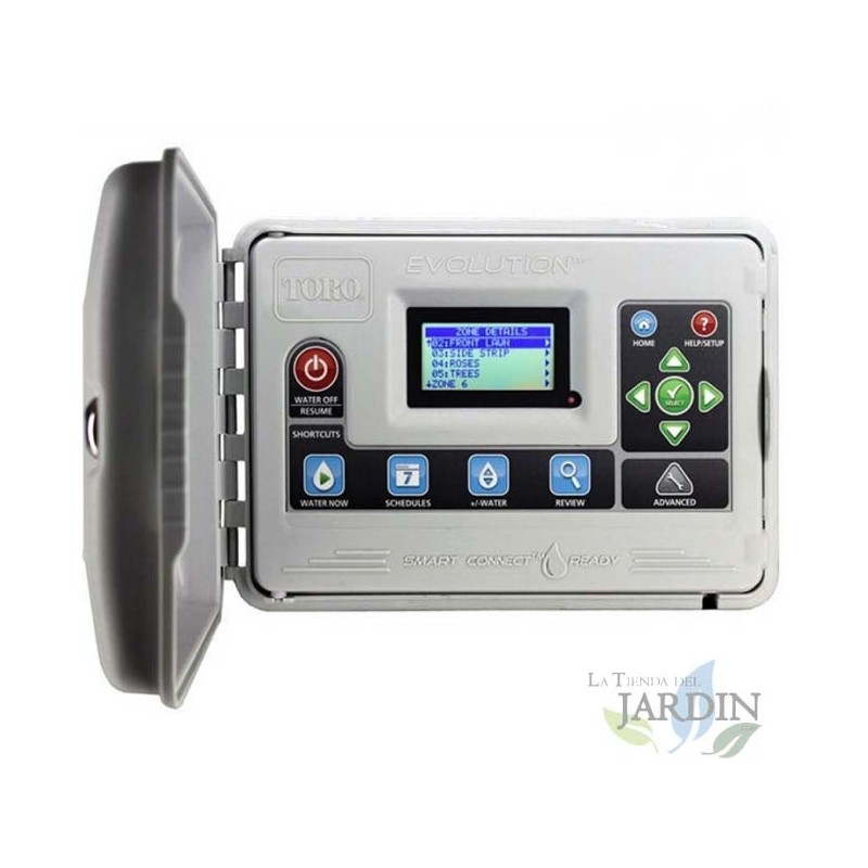 Controlador de irrigação elétrica externa Toro Evolution de 8 zonas